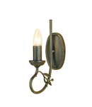 Aplica Olivia 1 Light Wall Light – Black/Gold