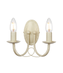 Aplica Minster 2 Light Wall Light – Ivory Gold