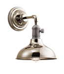 Aplica Cobson 1 Light Wall Light – Polished Nickel