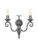 Aplica Harlech 2 Light Wall Light – Black