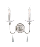 Aplica Finsbury Park 2 Light Wall Light – Polished Nickel