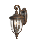 Aplica English Bridle 3 Light Medium Wall Lantern – British Bronze