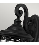 Aplica English Bridle 3 Light Large Wall Lantern – Black