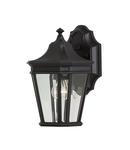 Aplica Cotswold Lane 1 Light Small Wall Lantern – Black
