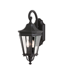 Aplica Cotswold Lane 2 Light Medium Wall Lantern – Black