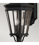 Aplica Cotswold Lane 2 Light Medium Wall Lantern – Black