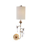 Aplica Tivoli 1 Light Wall Light – Gold & Cream Patina