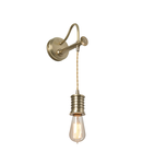 Aplica Douille 1 Light Wall Light – Aged Brass