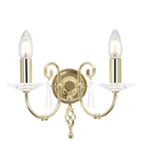 Aplica Aegean 2 Light Wall Light – Polished Brass