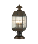 Nantucket 3 Light Large Pedestal Lantern