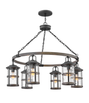 Lakehouse 6 Light Outdoor Chandeliers