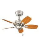 Lustra cu ventilator Canfield – 30in / 76cm Fan – Brushed Nickel