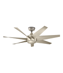 Lustra cu ventilator Lehr II – 54in / 137cm Fan – Antique Satin Silver