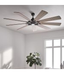 Lustra cu ventilator Gentry XL – 85in / 216cm Fan – Weathered Zinc