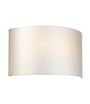 AplicaCooper Large Curved Wall Light with Polished Chrome Back Plate