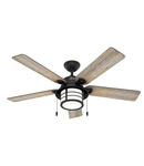 Lustra cu ventilator Santorini – 52″ / 132cm Ceiling Fan Natural Iron