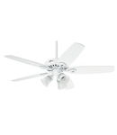 Lustra cu ventilator Builder Plus – 52″ / 132cm Ceiling Fan Snow White