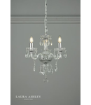 Lampa suspendata Laura Ashley Harriet 3 Light Crystal & Polished Chrome Chandelier