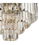 Lampa suspendata Vyana 4 Light Pendant Antique Brass Crystal