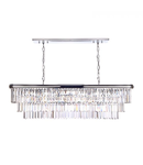 Lampa suspendata Eulalia 10 Light Chandelier Polished Chrome Crystal