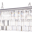 Lampa suspendata Eulalia 10 Light Chandelier Polished Chrome Crystal