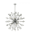 Lampa suspendata Exodus 8 Light Pendant Polished Chrome Crystal