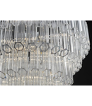 Lampa suspendata Tuvalu 4 Tier 9 Light Chandelier Crystal & Polished Chrome