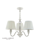 Lampa suspendata Laura Ashley Ellis 3lt Pendant Grey with Shades