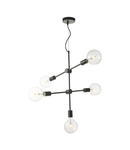 Lampa suspendata Yonah 5 Light Pendant Black