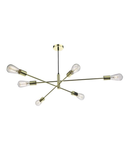 Lampa suspendata Alana 6 Light Pendant Polished Gold