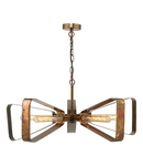 Lampa suspendata Yavanna Industrial 5 Light Pendant Oiled Copper