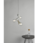 Lampa suspendata Sion 3 Light Pendant Grey