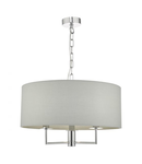 Lampa suspendata Jamelia 3 Light Pendant Polished Chrome & Grey