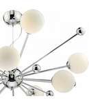 Lampa suspendata Ursa 10 Light Pendant Polished Chrome Opal Glass