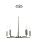 Lampa suspendata Tyler 5lt Pendant Satin Nickel Fitting Only