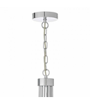 Lampa suspendata Lyon 8lt Pendant Polished Chrome & Crystal