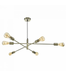 Lampa suspendata Alana 6 Light Pendant Antique Brass