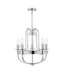 Lampa suspendata Heythrope 5 Light Pendant Polished Nickel