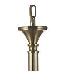 Lampa suspendata Ambassador 8 Light Dual Mount Pendant Antique Brass