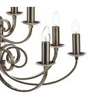 Lampa suspendata Murray 12 Light Dual Mount Pendant Antique Brass