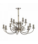 Lampa suspendata Murray 12 Light Dual Mount Pendant Antique Brass