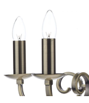 Lampa suspendata Murray 5 Light Dual Mount Pendant Antique Brass