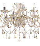 Lampa suspendata Raphael 12 Light Chandelier Champagne Crystal