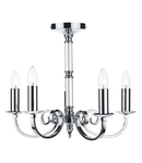 Lampa suspendata Murray 5 Light Dual Mount Pendant Polished Chrome