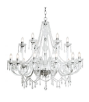 Lampa suspendata Katie 18 Light Chandelier Dual Mount Acrylic Glass