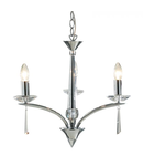 Lampa suspendata Hyperion 3 Light Dual Mount Pendant Polished Chrome Crystal