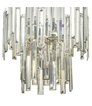 Lampa suspendata Odile 6 Light Pendant Champagne Crystal Polished Nickel Frame