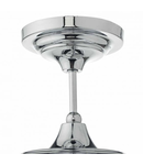 Plafoniera Caden Bathroom Semi Flush Polished Chrome Opal Glass IP44