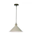 Corp de iluminat suspendat Kinsley Easy Fit Metal Shade Matt Taupe 30cm