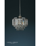 Corp de iluminat suspendat Laura Ashley Vienna Easy Fit Pendant Crystal & Polished Chrome